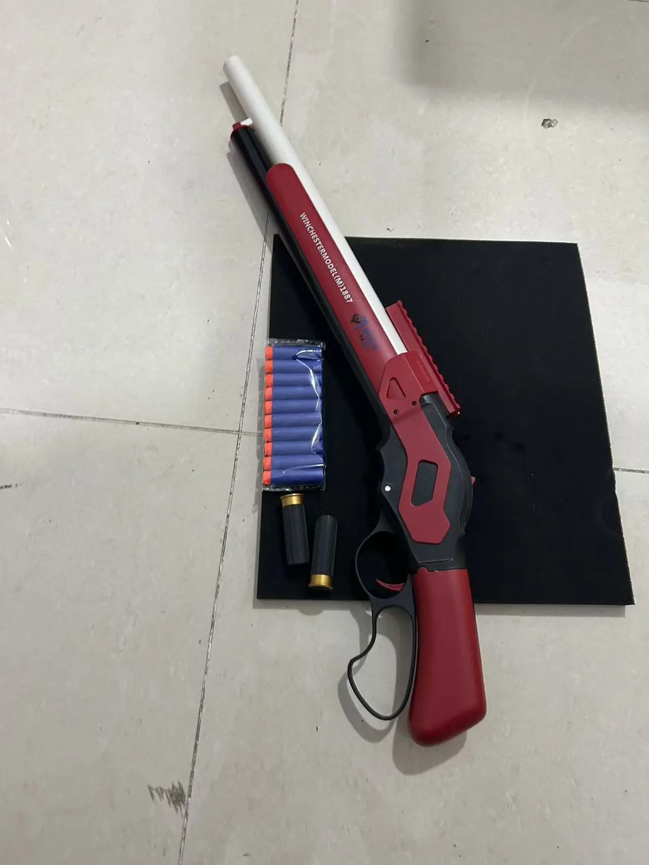 

Outdoor tool M1887 Winchester 1887 Boys gift Toy Gun soft bullet boy children's gift model soft bullet toy gun
