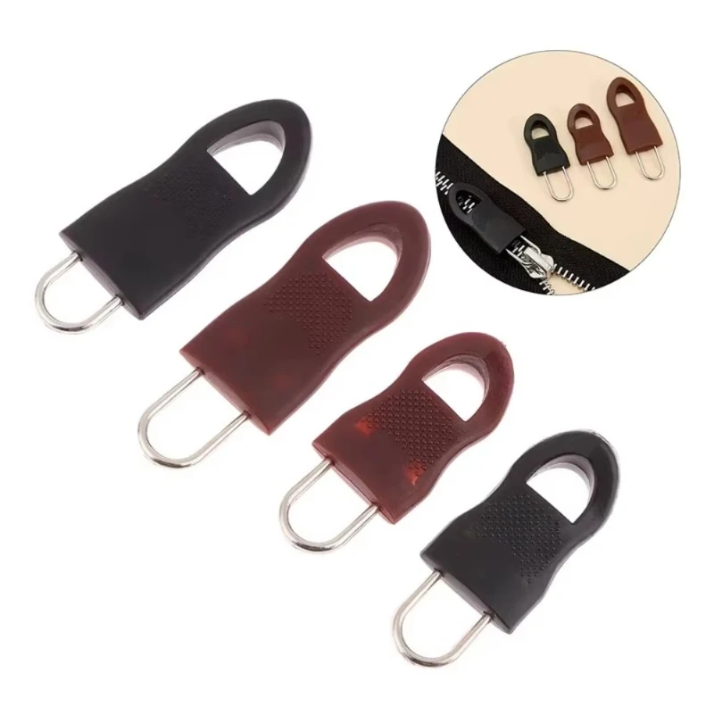 5/10Pcs Replacement Zipper Pull Detachable Mount Pulls Tab Repair Kit DIY Fixer Set For Clothing Boot Pant Tent Travel Bag