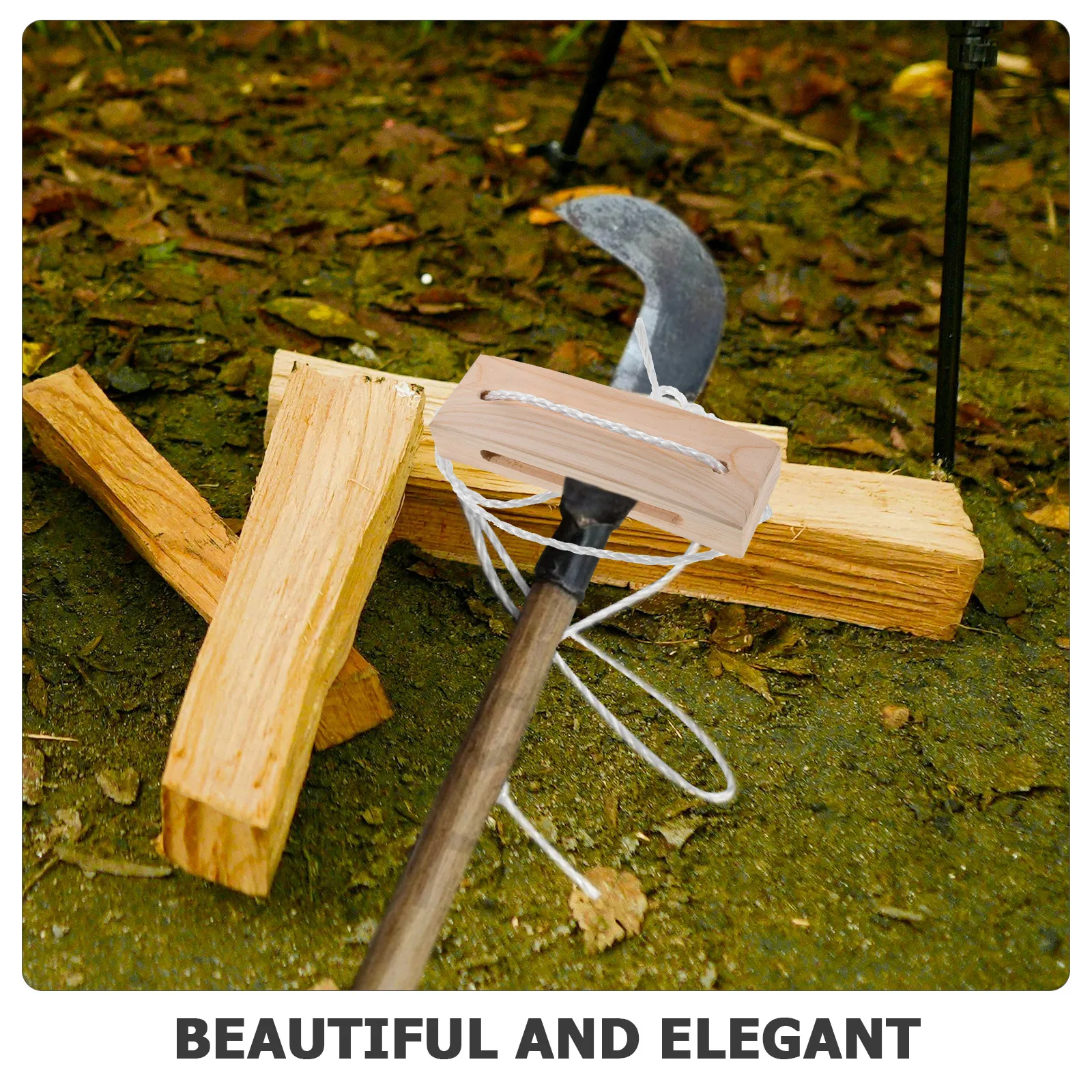 

Wooden Chopper Protector Chopper Cover Outdoor Hatchet Protective Holder Axe Wood Holder Camping Farm Hunting Tool