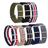 1pcs Nylon Strap 16mm 18mm 20mm 22mm  Nylon Watch Band Replacement Watch Strap for Nylon Army Sport Watch Dropshipping Belt