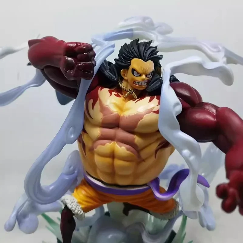 20cm One Piece Anime Figure Monkey D. Luffy Gear 4 Model Dolls Action Figurine Gk Luffy Statue Decor Collect Kids Boy Toy Gift - view 6