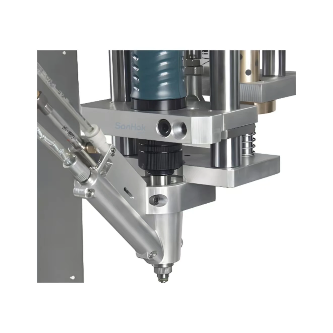 Automatic screw locking machine suitable for assembly line equipment