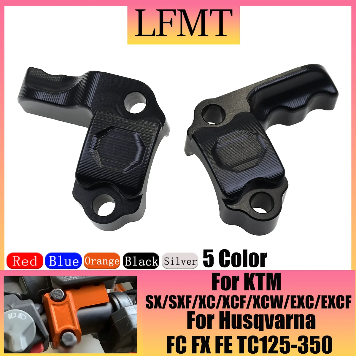 

For KTM SX SXF XCW XC XCF EXC EXCF 125-500 Husqvarna FC FE FX TC TE TX Sherco SE SEF R SER SEFR Master Cylinder Protector Guard