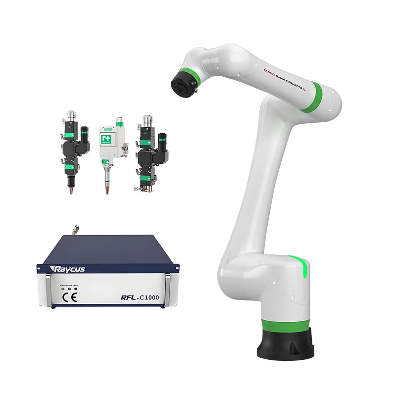 Collaborative Robot Arm  Cobot CRX-10iA/L Payload 10kg Match Raycus Laser Power Source Laser Head Smart Cobot Laser Welding