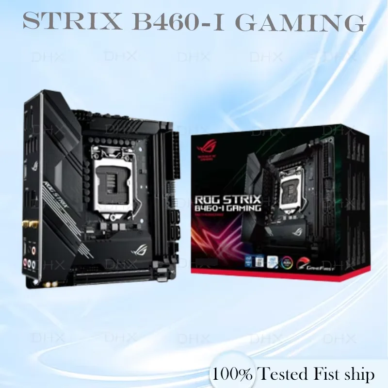 Mini-ITX B460 Mainboard For ROG STRIX B460-I GAMING Motherboard 64GB HDMI PCI-E3.0 M.2 LGA 1200 DDR4 100% Tested Fully Work
