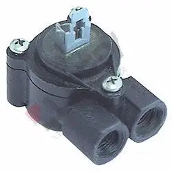 

MELITTA 16857 flow meter thread 1/4" plastic plug-in connection approval NSF Gicar 9.0.97.87G