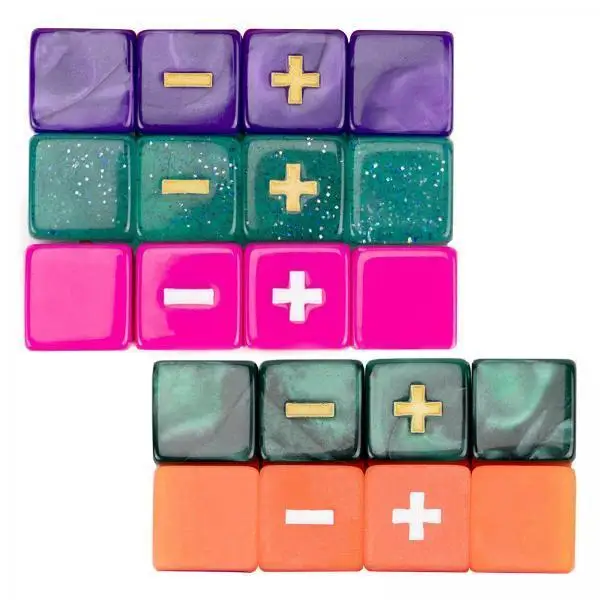 

4x 20Pcs Dices Puzzle Games Party Favors Addition Subtraction Sign Creative Math