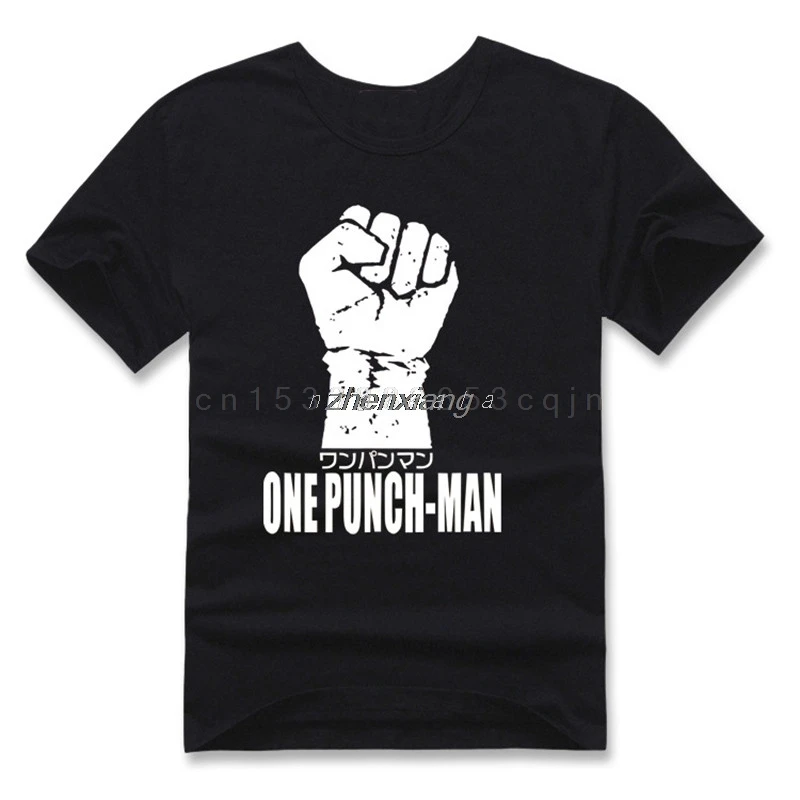 One Punch Man Fashion T-shirt Anime Men One-Punch High Quality Printed 100% Cotton European Size XS-5XL Tee Shirts