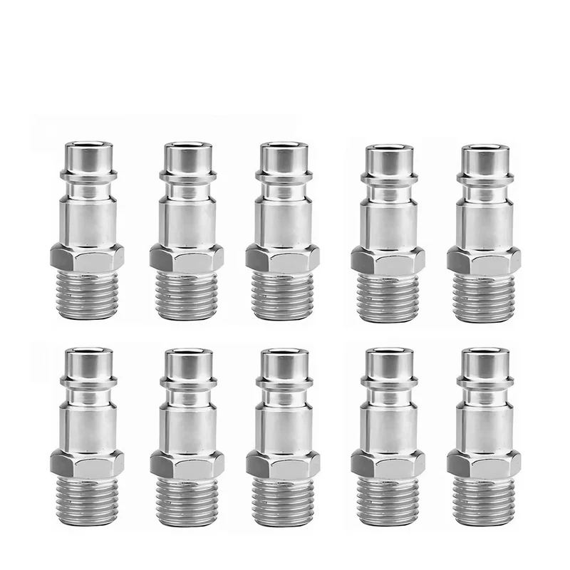 5/10pcs European 1/4-Inch Quick-Connect Air Compressor Hoses For Paint Guns And Powder Spray Guns
