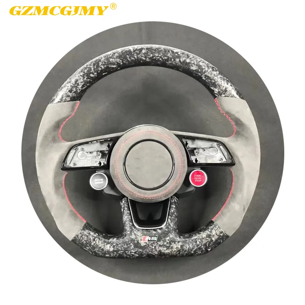 High quality forged steering wheel for  RS4 RS5 RS6 carbon fiber steering wheel