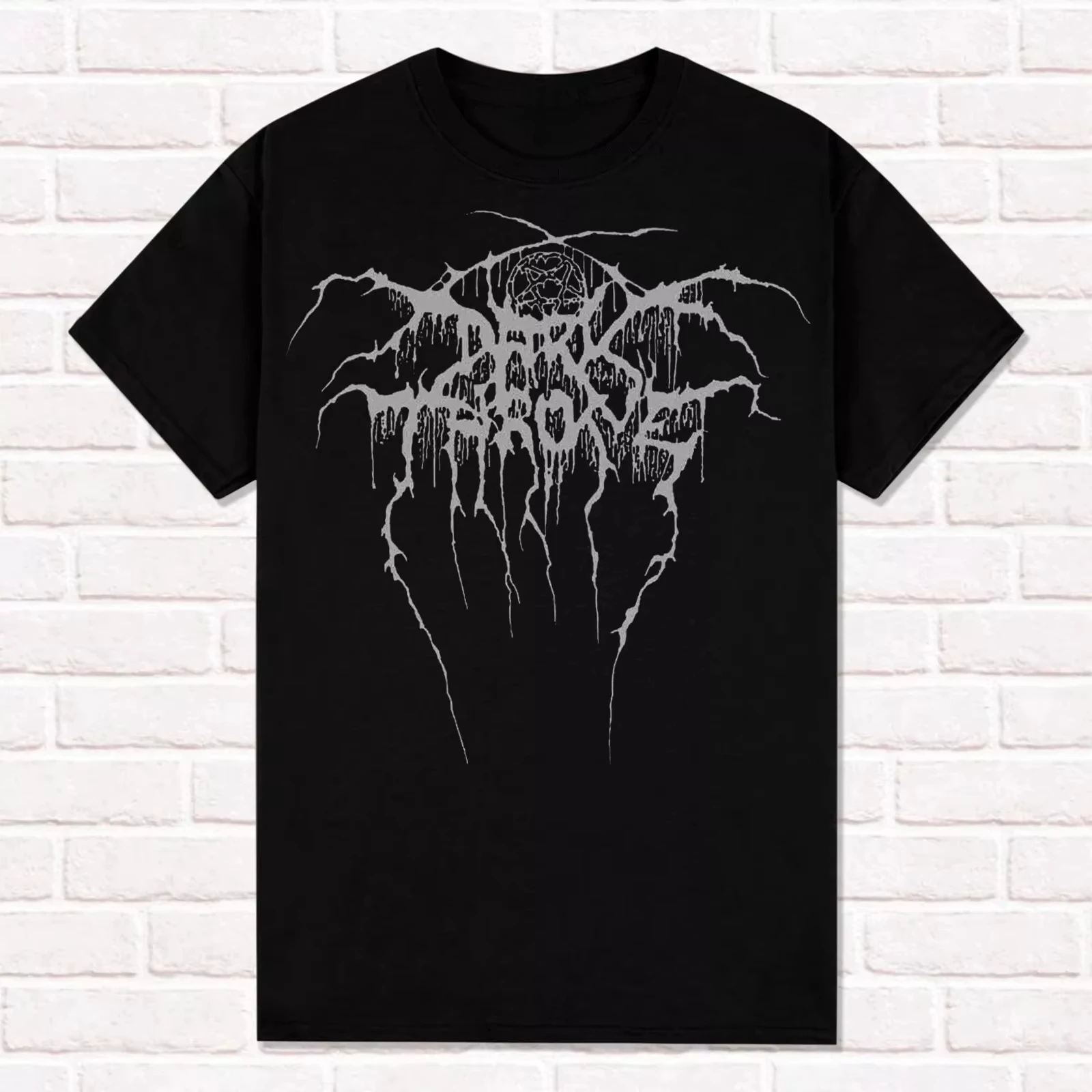 

Лето 2025 г., черная футболка King Black, настоящая Норвегия, черная металлическая футболка, топ унисекс, хлопок, с коротким рукавом, High Street, большой размер