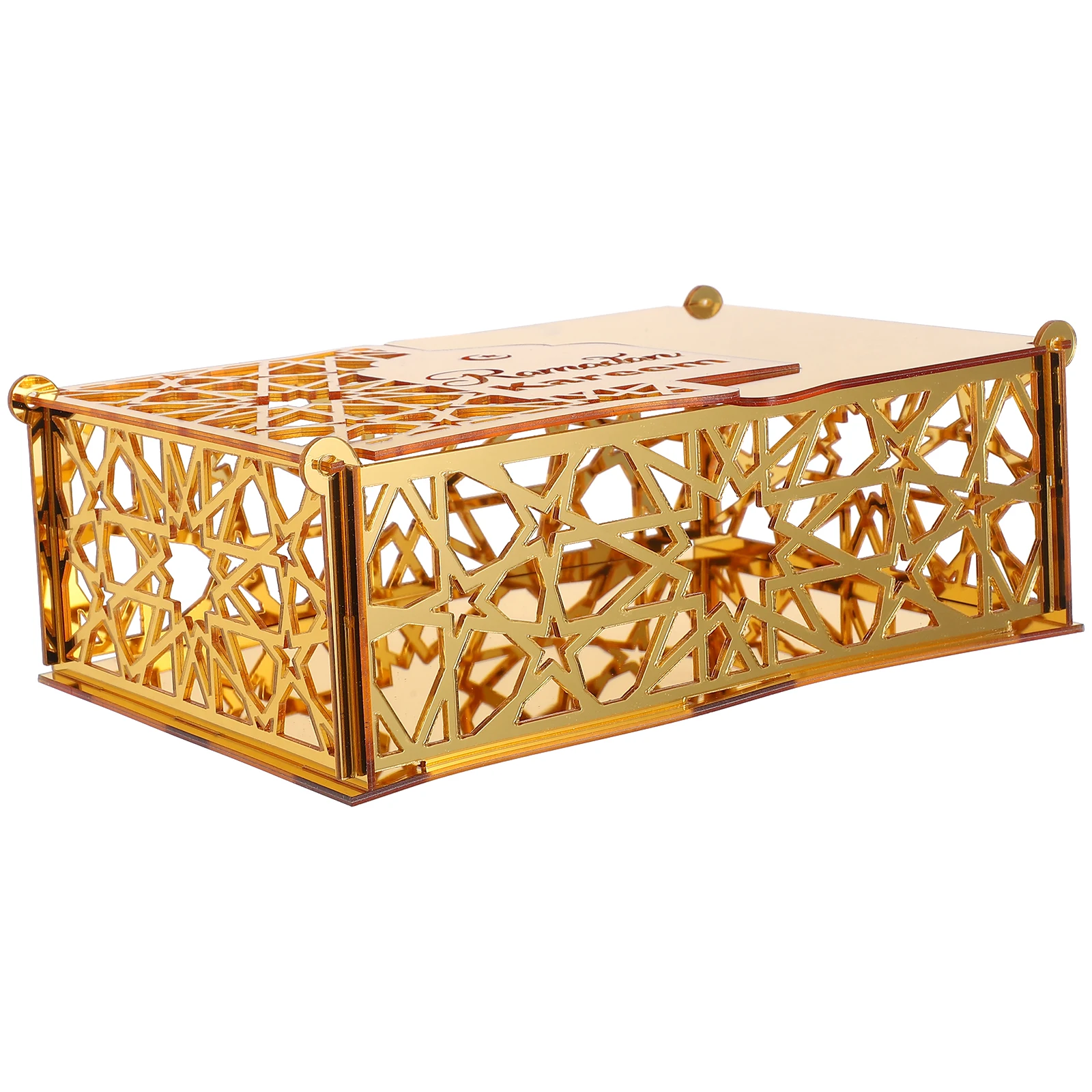 

Eid Alma Candy Box Mubarak Boxes Supplies Favor Desktop Treat Cookie Acrylic Gift