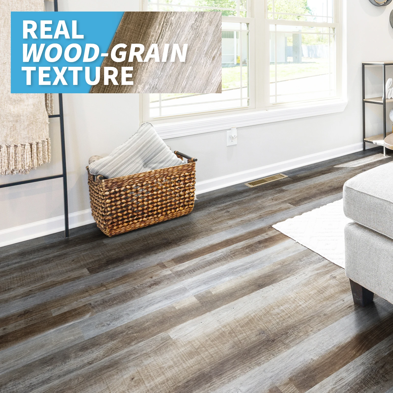 Art3d 36-Pack Peel and Stick Luxury Vinyl Flooring Tiles, 54 Sq. Ft Self Adhesive Wood Plank for Kitchen, Bedroom, Bathroom