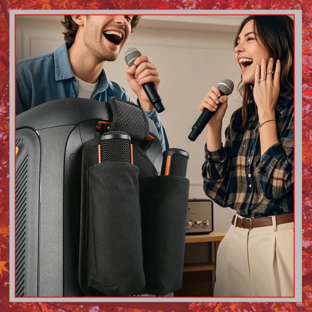 Soporte para micrófono, soporte de almacenamiento, estuche de transporte para micrófono inalámbrico JBL PartyBox, accesorios para micrófono