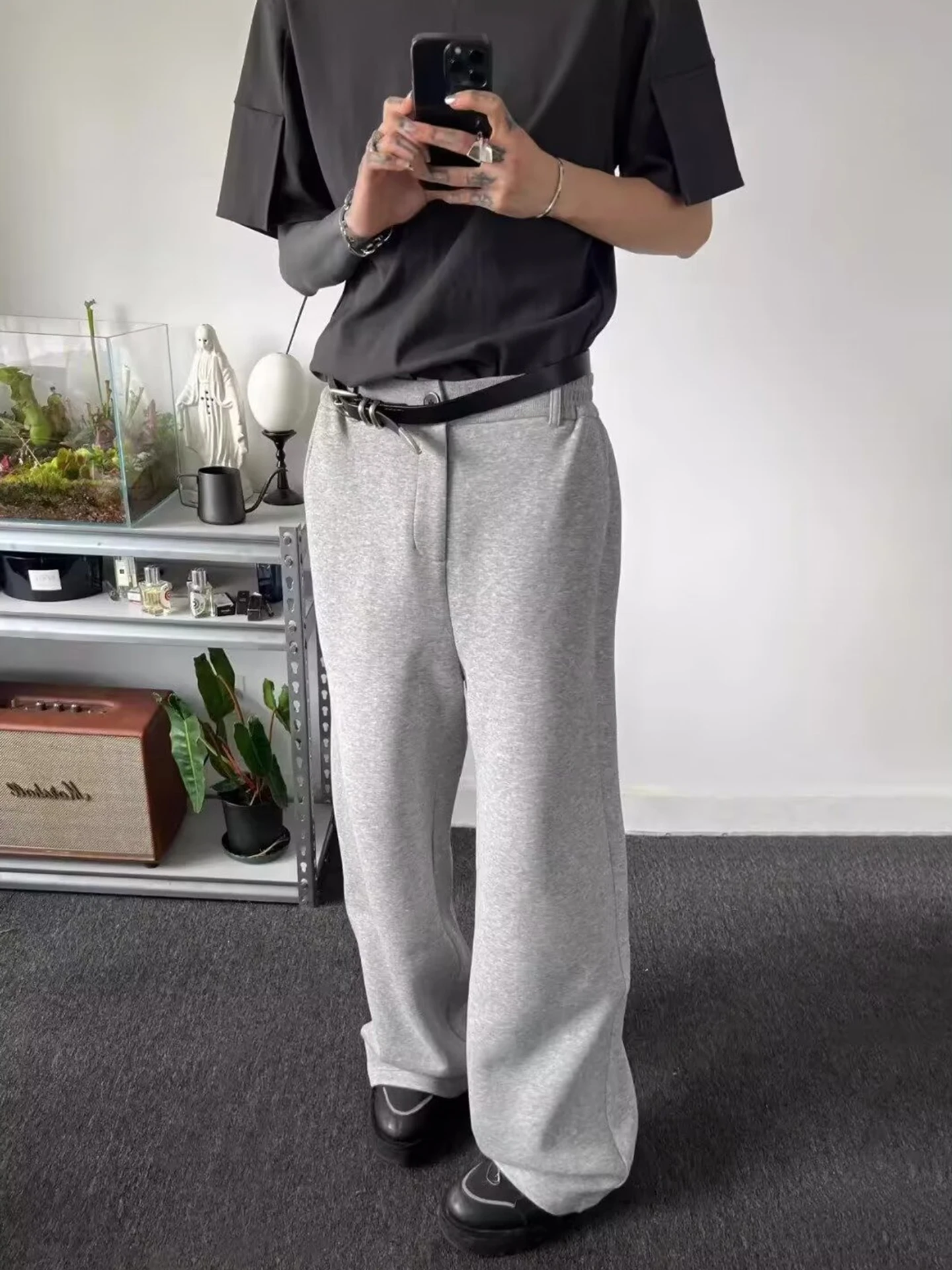 

Cleanfit Luxury Knife Straight Leg Casual Pants Men's Slim Fit Loose Comfortable Versatile Autumn Spring Faion Trousers