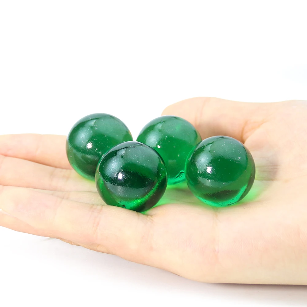 Muy Bien 25mm sfera di cristallo di vetro verde sfera decorativa puntelli per fotografia accessori per la decorazione dell\'ufficio domestico