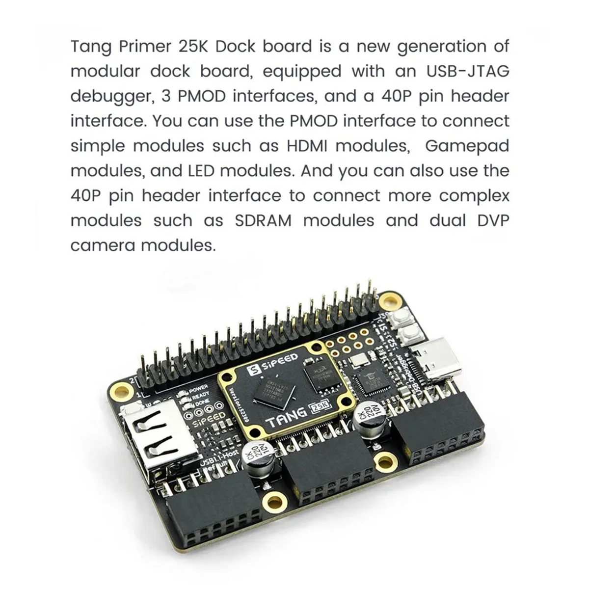 Płytka rozwojowa Tang Primer 25K GOWIN GW5A RISCV FPGA PMOD SDRAM — L47A