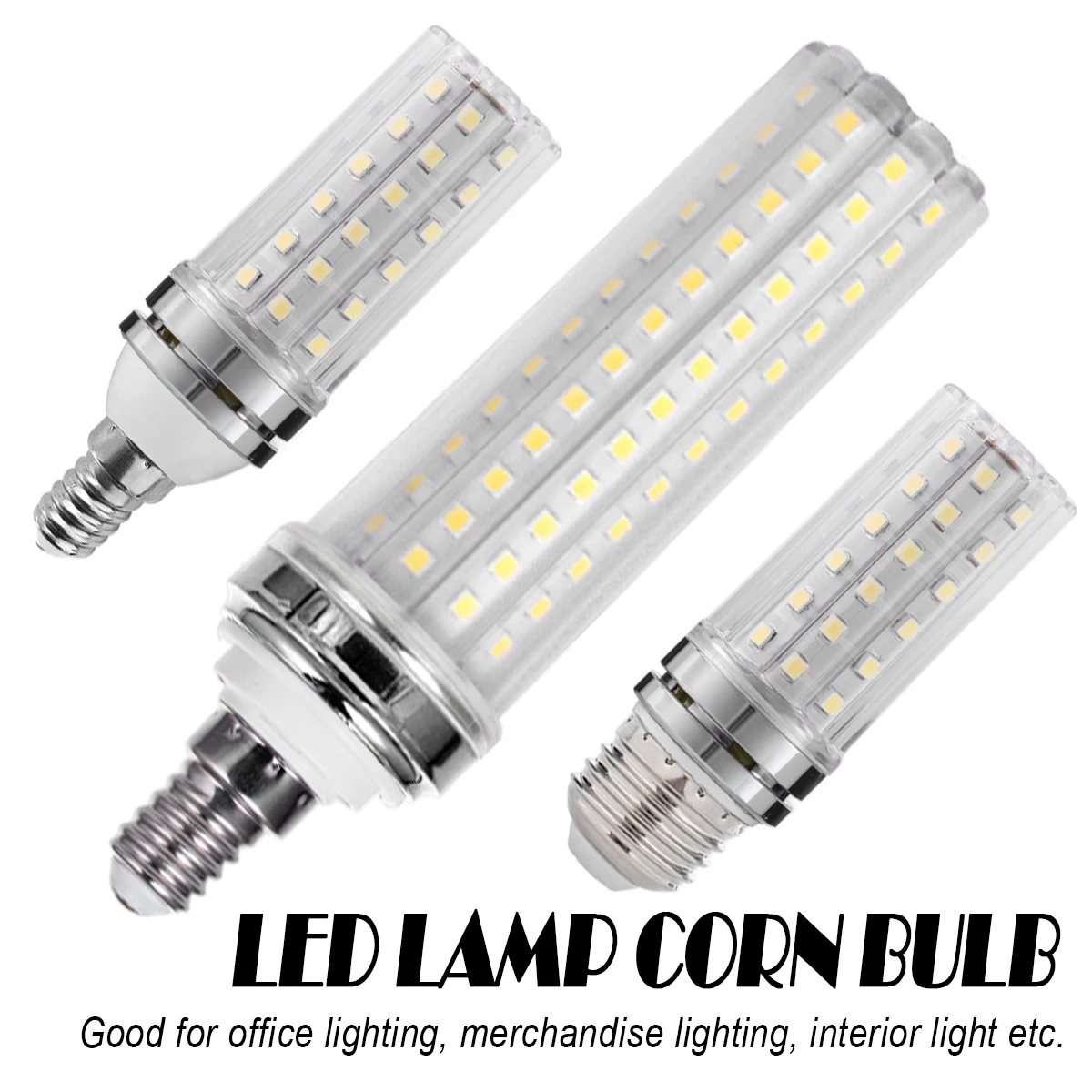 E14 E27 12w 16w 20w 24w 40w Led Corn Lamp 220v Room Lights Light Lighting 2835/smd 110v Cool/warm/neutral/white Chandelier Bulb