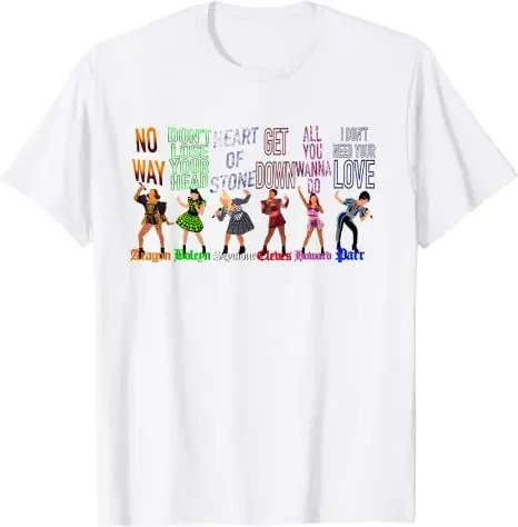 

Graphic Tee Tops Cool Streetwear Singings men Clothing The Six Wives of Henry VIII, Six The Musical Gift, Music Fans T-Shirt