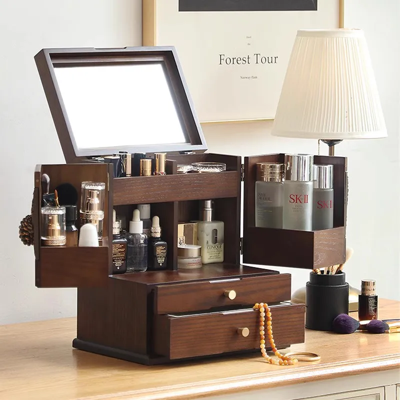 

Шкатулка для драгоценностей из цельного дерева, подарочная, практичная, высококачественная, изысканная, практичная