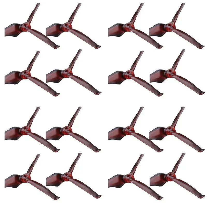 16X EMAX For AVAN Flow 5043 5-Inch Traversing Machine Portable 3-Blade Propeller Popular Model RC Airplane Accessories,B