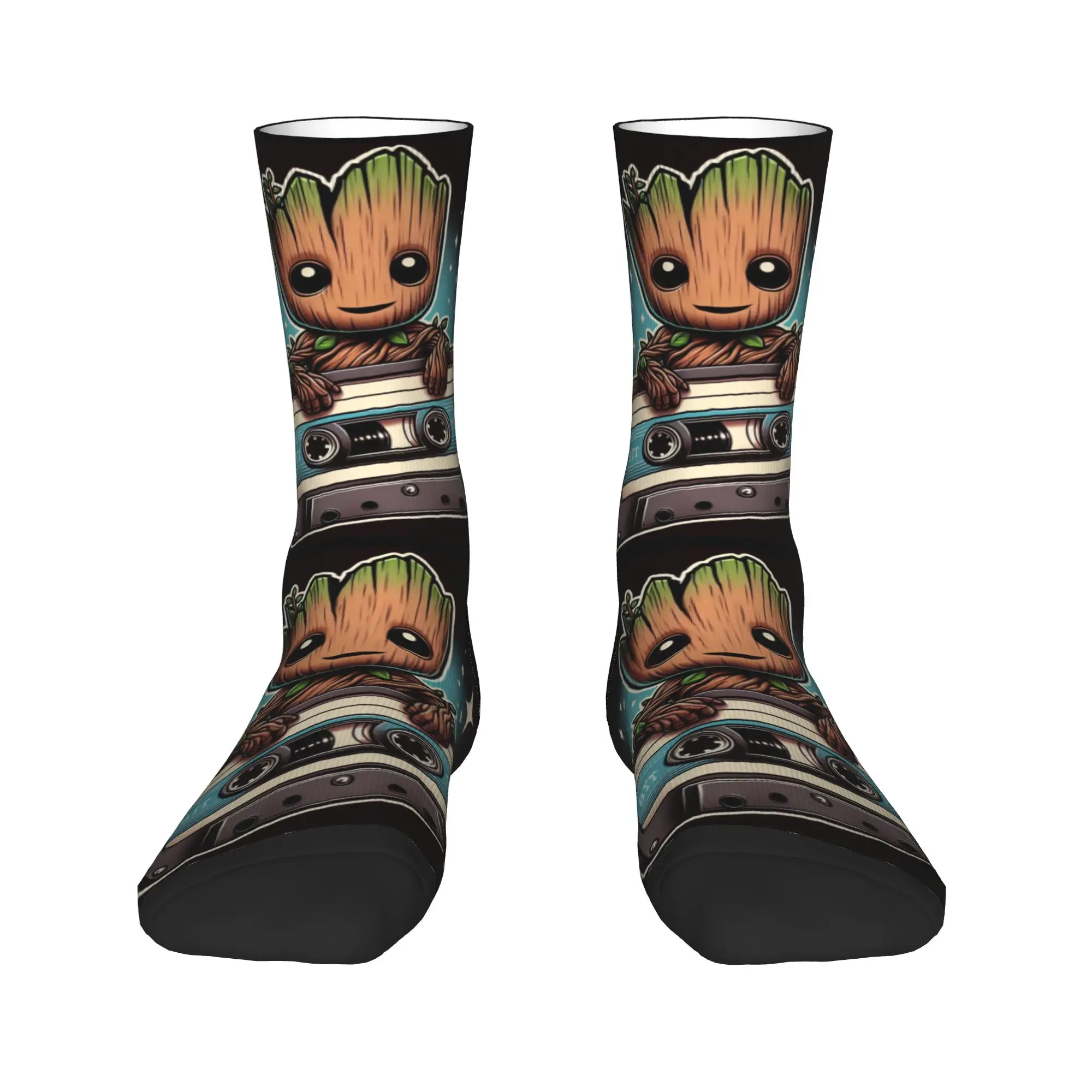 

Guardians Of The Galaxy Groot Cartoon Anime Men's Crew Socks Unisex Kawaii Spring Summer Autumn Winter Dress Socks