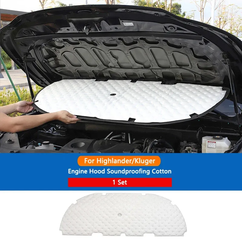

Car Hood Soundproofing Cotton Engine Soundproof Original Sound Isolation Cover For Toyota RAV4 Sienna Highlander Crown Kluger