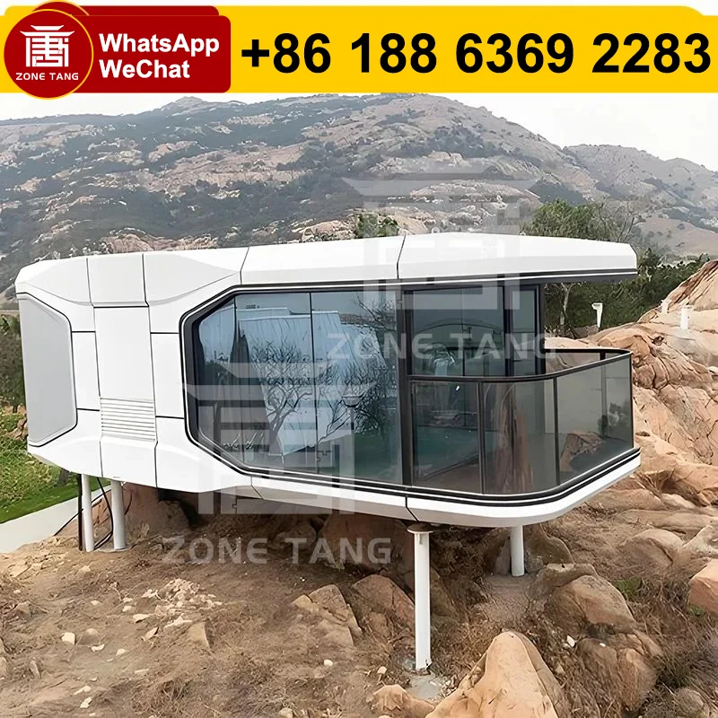 

High Quality Prefabricated Modular House Space Capsule House Hot Insulation Living Capsule Homes Shipping Container Homes Houses