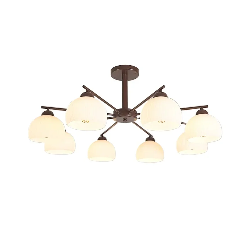 Simple modern retro ceiling light wabi-sabi wind restaurant Japanese bedroom study light