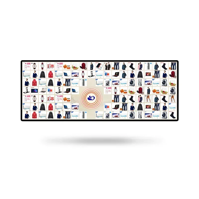 

Radar sensing touch interactive online mall LCD splicing screen display high definition