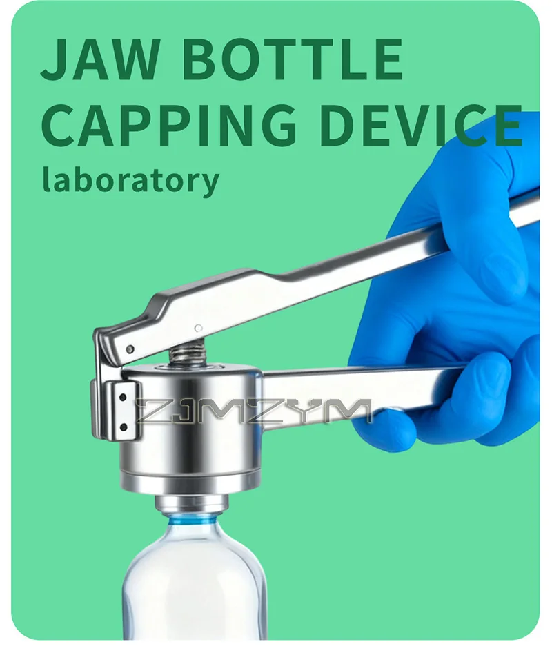 8mm Gland clamp Manual Crimp Bottle Vial Capper Pliers Oral Liquid Infusion Bottle Sealing Capping Machine for Laboratory