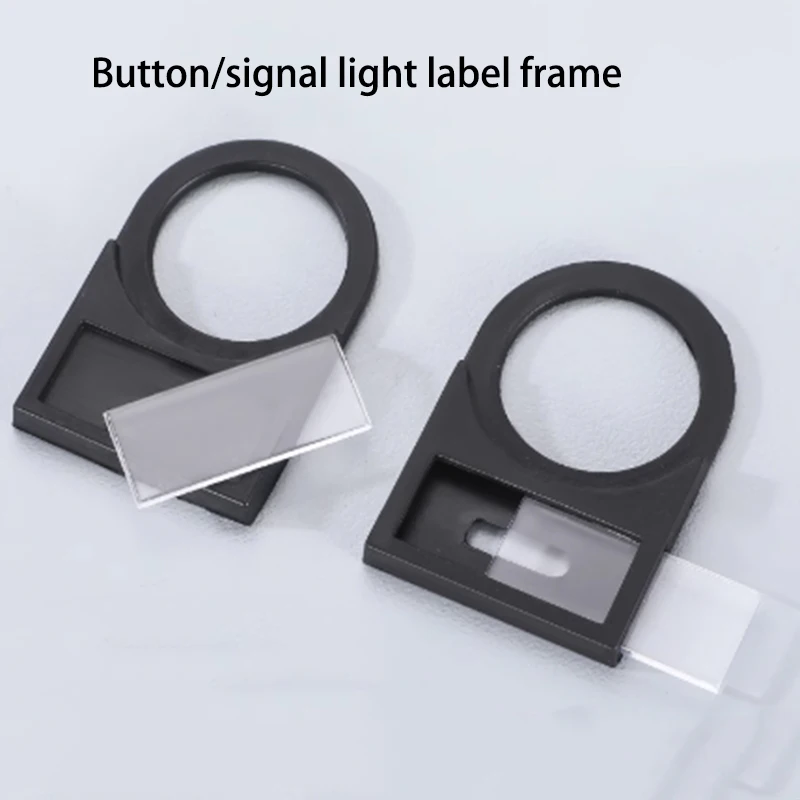 

100 шт., 16 мм, 22 мм, 30 мм, кнопка с апертурой, идентификационная пластина, пластиковая кнопка, защитная панель, рамка для этикеток