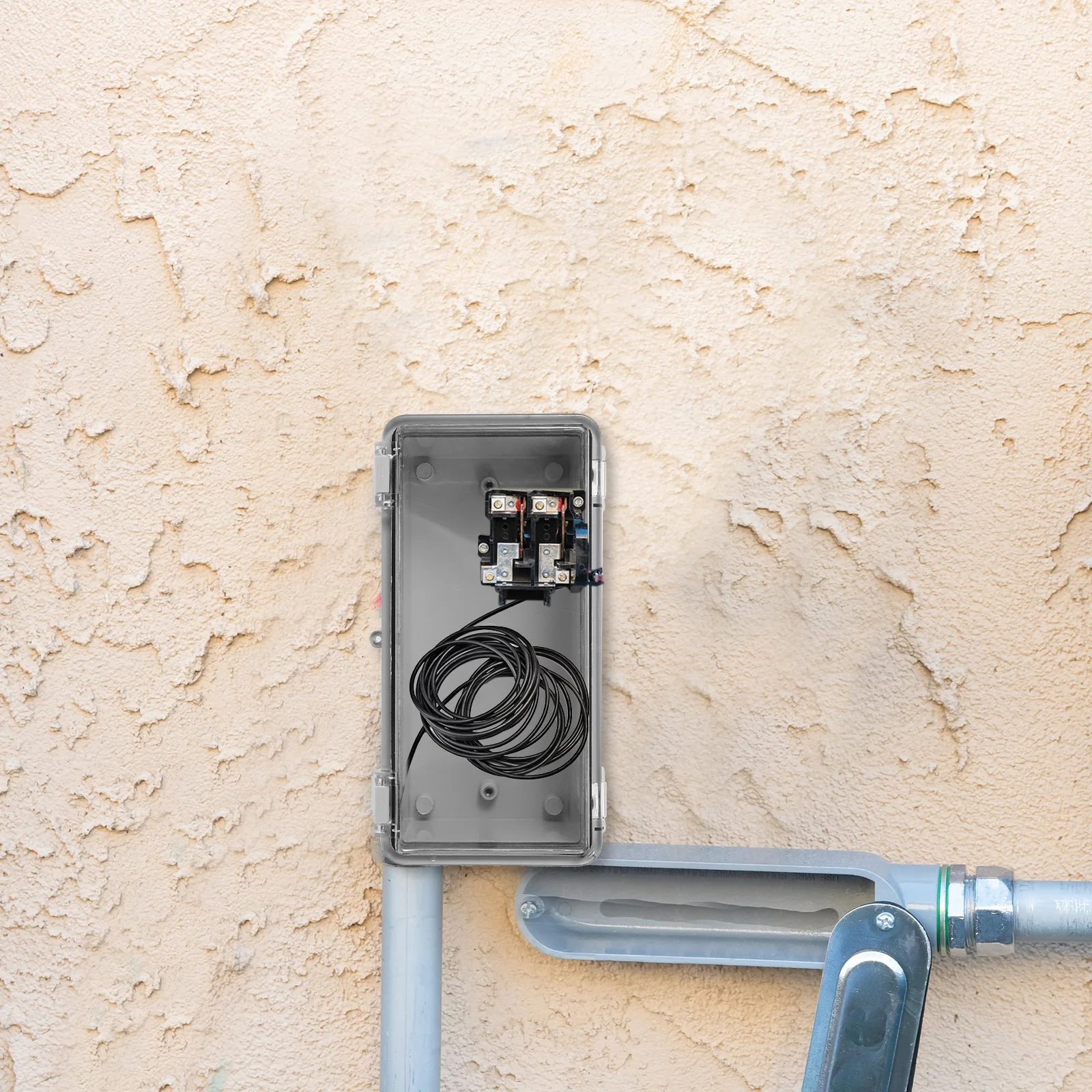 

Waterproof Junction Box Outdoor Electrical ABS Project Enclosure Weatherproof Connection Box for Cable Protection