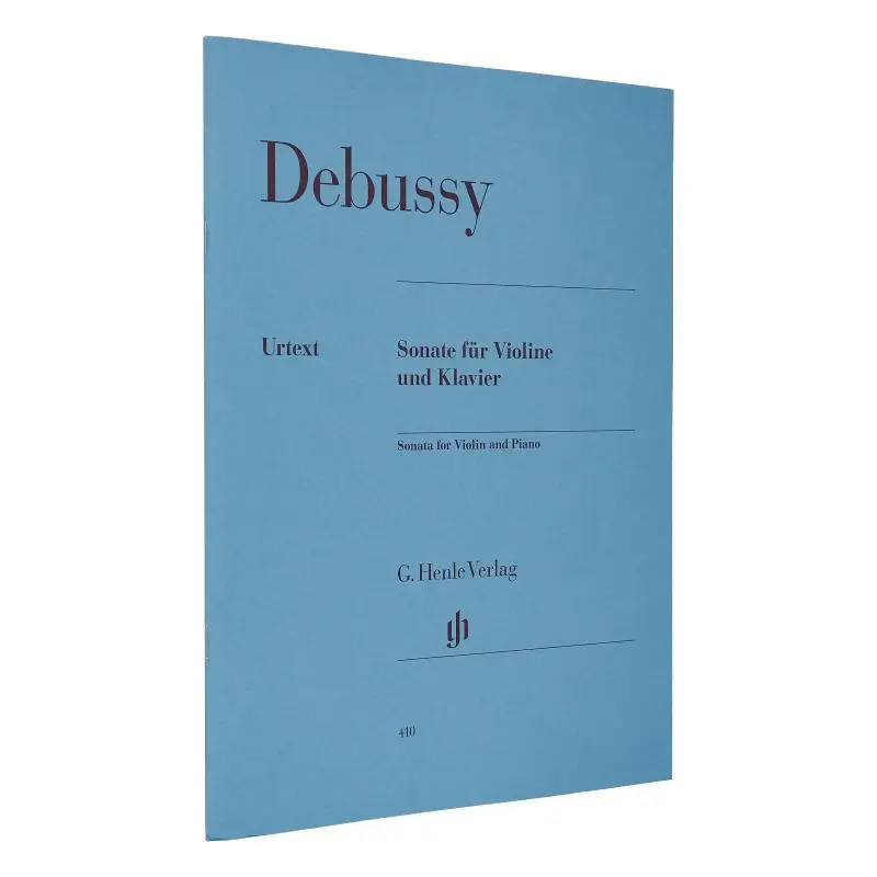

HN410 Debussy Sonata F Vl A Pn Heinemann ErnstGnter G Henle Verlag 9790201804101 Book