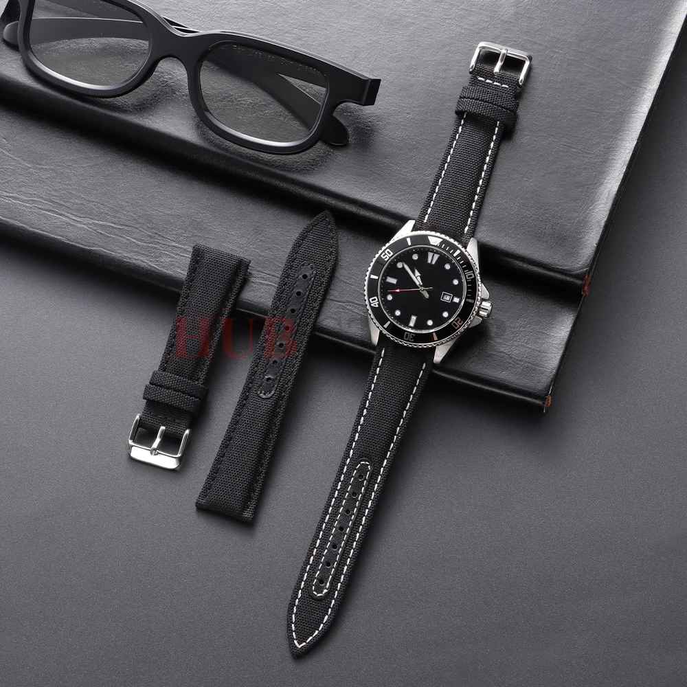 20mm 22mm 나일론 천연 소가죽 시계 밴드 프리미 - Smartwatch Premium Watches For Women 리뷰 및 가격