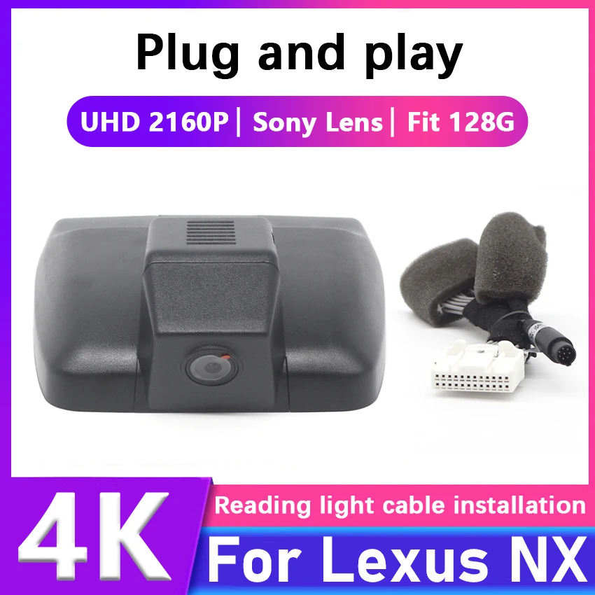 

4K Plug and play Car DVR Wifi Video Recorder Dash Cam Camera For Lexus NX NX300H NX300 NX200T NX200 NX 300H 300 200T 200 17-2021