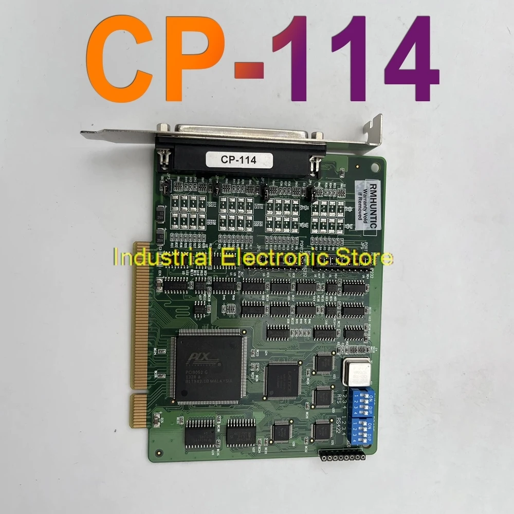 For MOXA 4-port RS232/422/485 Industrial Four-port Serial Card CP-114