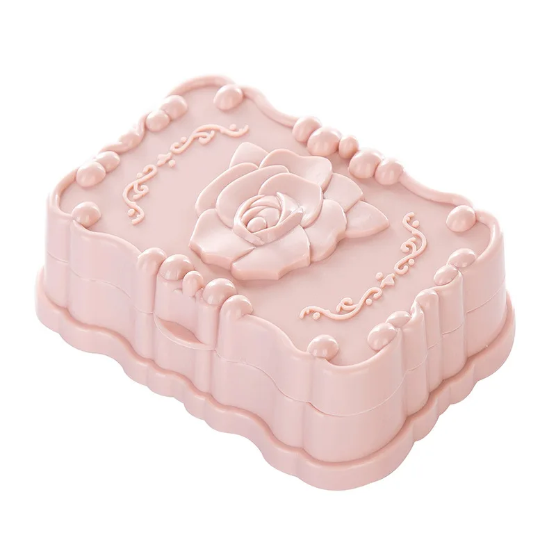 1PC Portable Bathroom Soap Dish With Lid Home Plastic Soap Box Keeps Soap Dry Soap Dish Travel Essentials Dropship