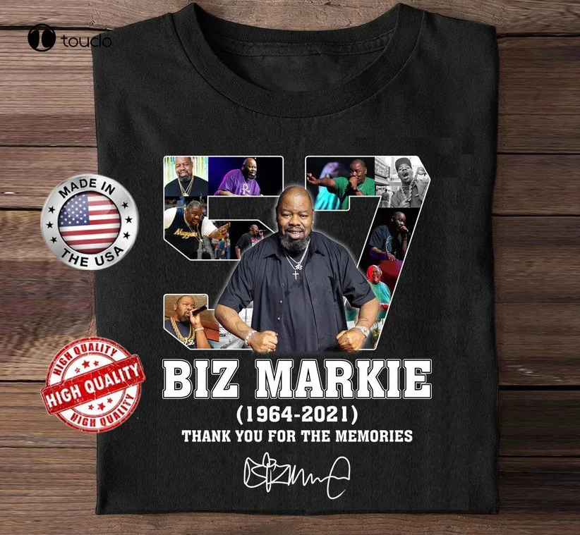 New Rip Biz Markie T-Shirt Thank You For The Memories Tee Black S-6Xl Men'S Women Tee Shirt Cotton T Shirt Fashion Tshirt Summer