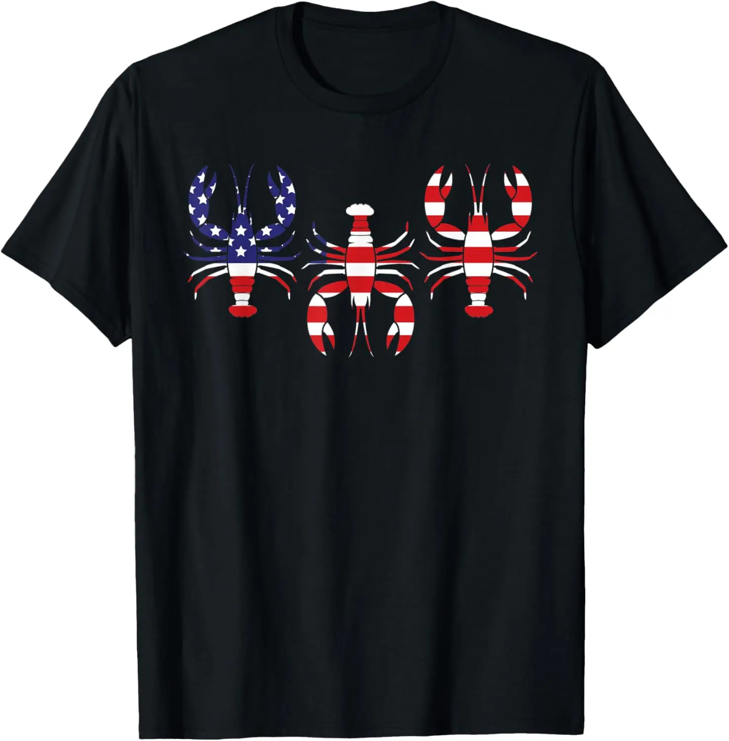 

Crawfish Boil USA Flag 4Th Of July Patriotic Crayfish T-Shirt
