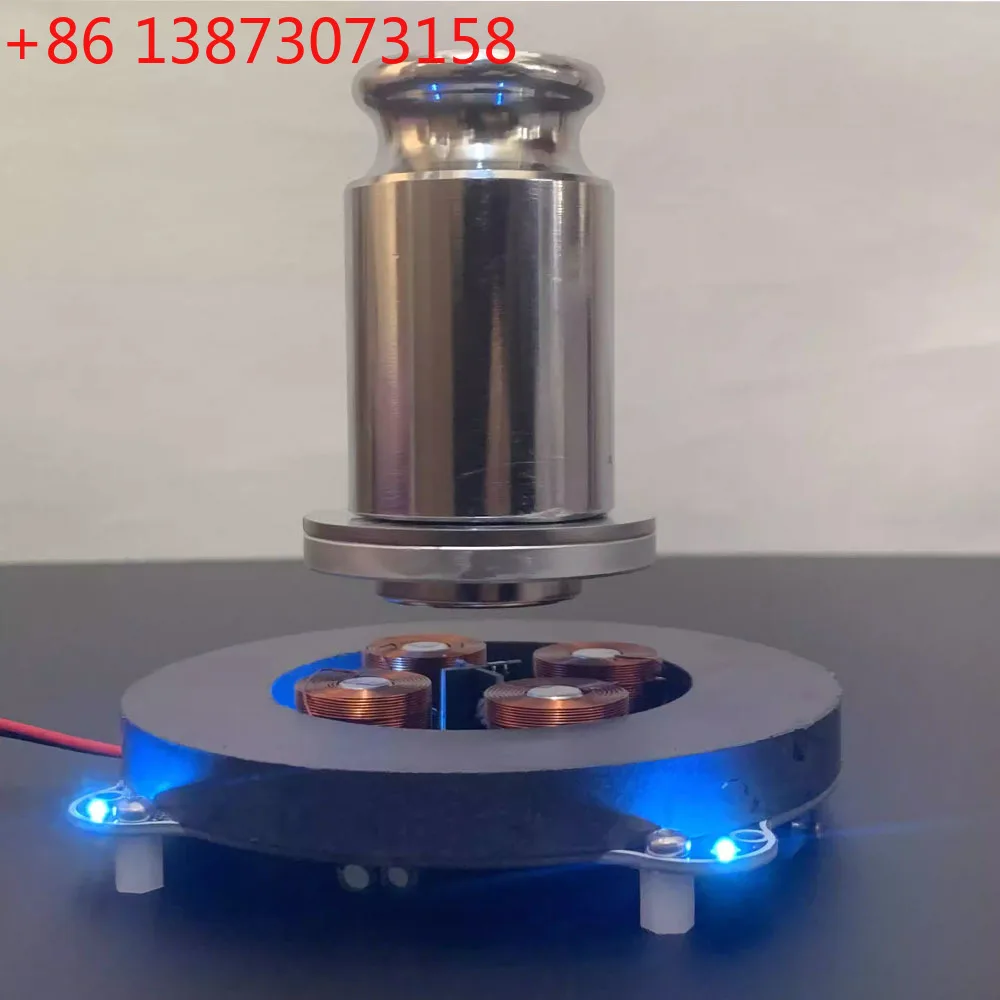 500g DIY Magnetic Levitation Bare Metal Magnetic Levitation Movement Suspended Booth+Float+15V3A Power Supply