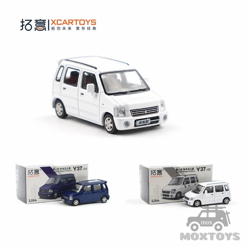 

XCarToys 1:64 Suzuki Wagon R Dark Blue /Gen.1 Pearl White Diecast Model Car