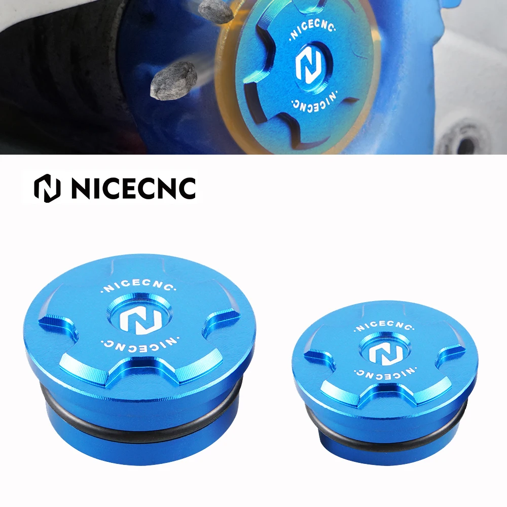 

For Yamaha YZ85 YZ 85 2001-2019 2018 2017 2016 NiceCNC 2x Motorcycle Frame Hole Plug Cover Accessries Billet Aluminum Black Blue