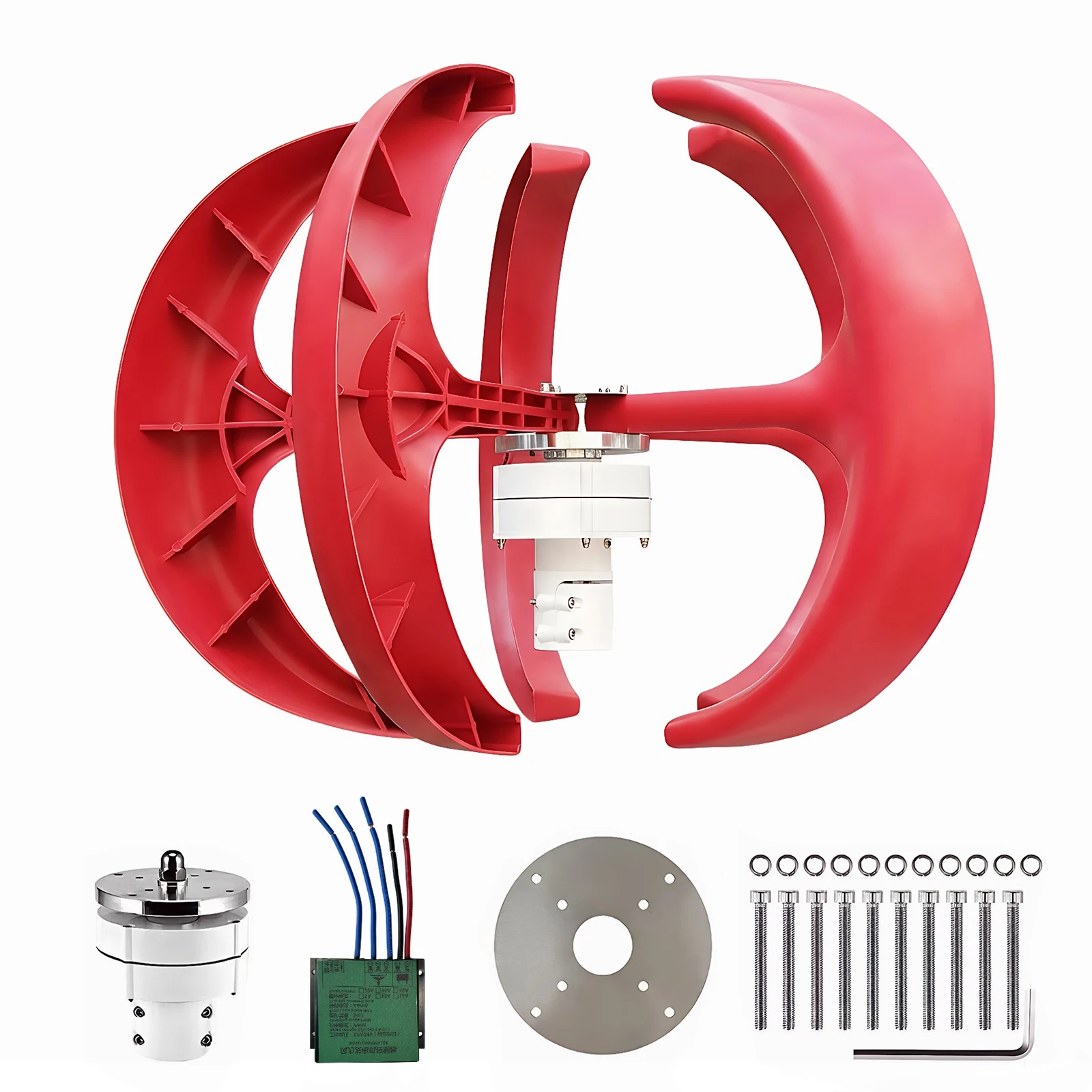 

12V Efficient Power Wind Motor with Controller Windmill Generators Suit Rust Proof for Fishing Boat Terrace Cabin Ship