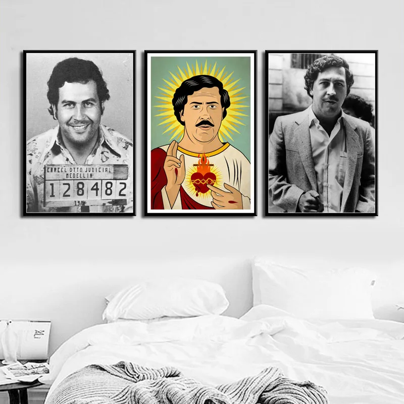 

Pablo Escobar Hot Famous, Print Art Canvas Poster,Living Room Decor, Home Wall Picture