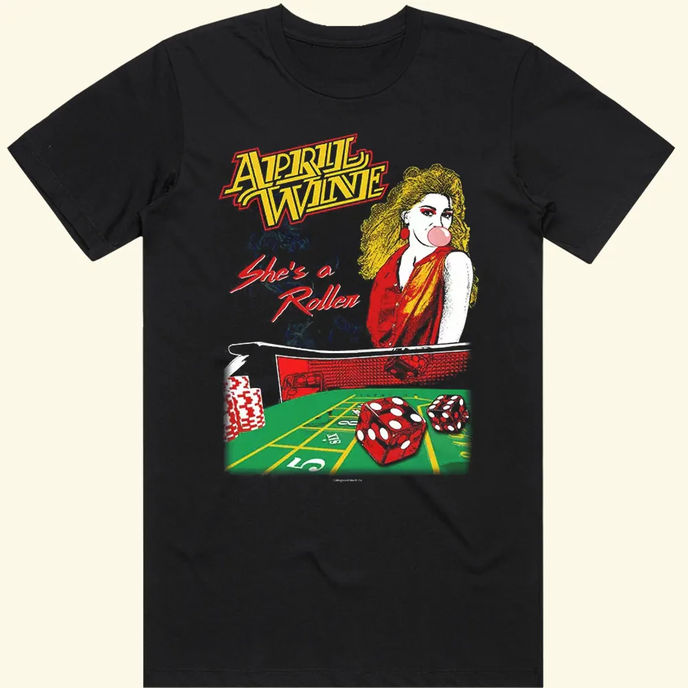April Wine Band She Is A Roller T Shirt Full Size S-5XL