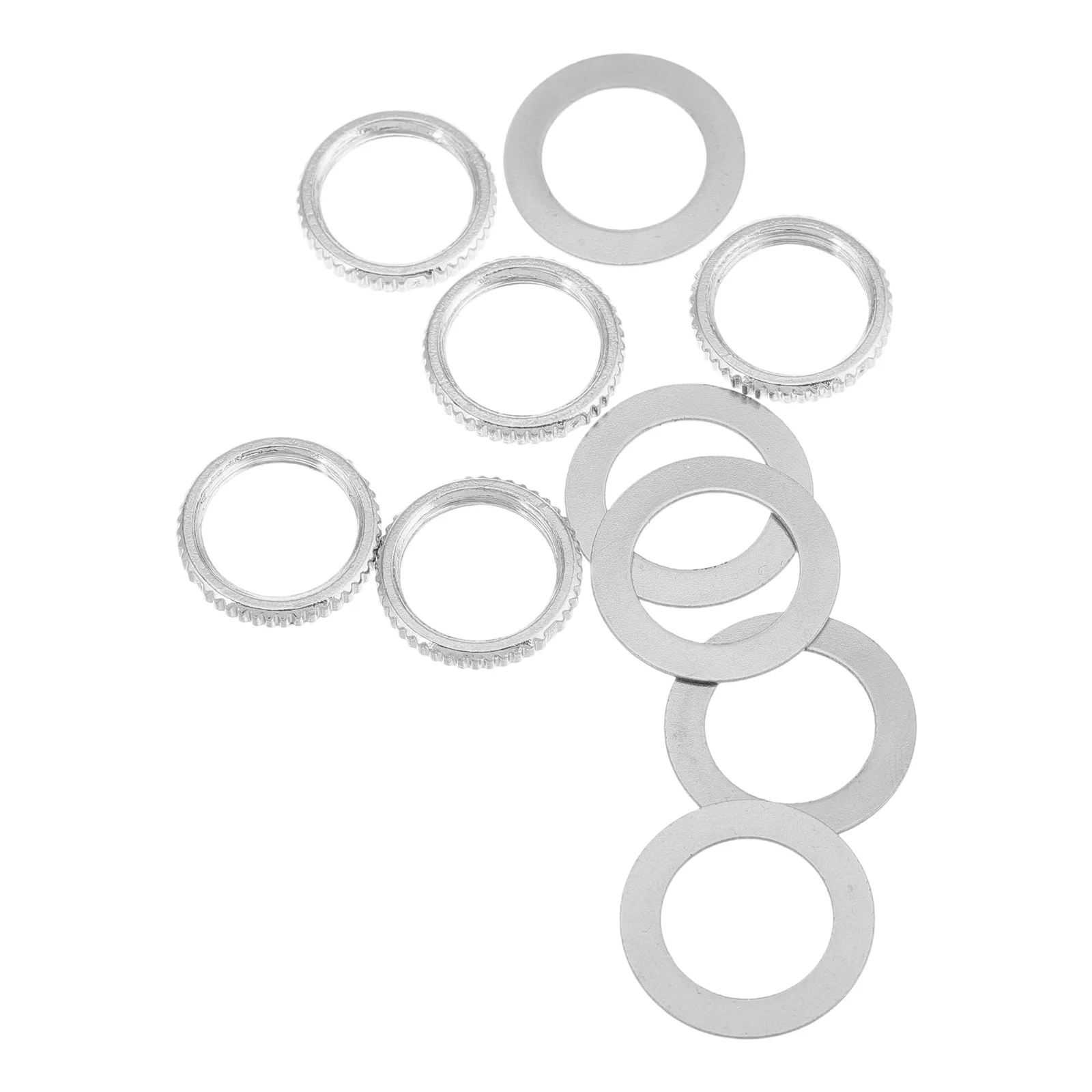 

10pcs 12Mm Guitar Toggle Switch Washer Bass Parts Replacement Tip For Electric Guitar Mounting Hardware Brass Nut Gasket Supply