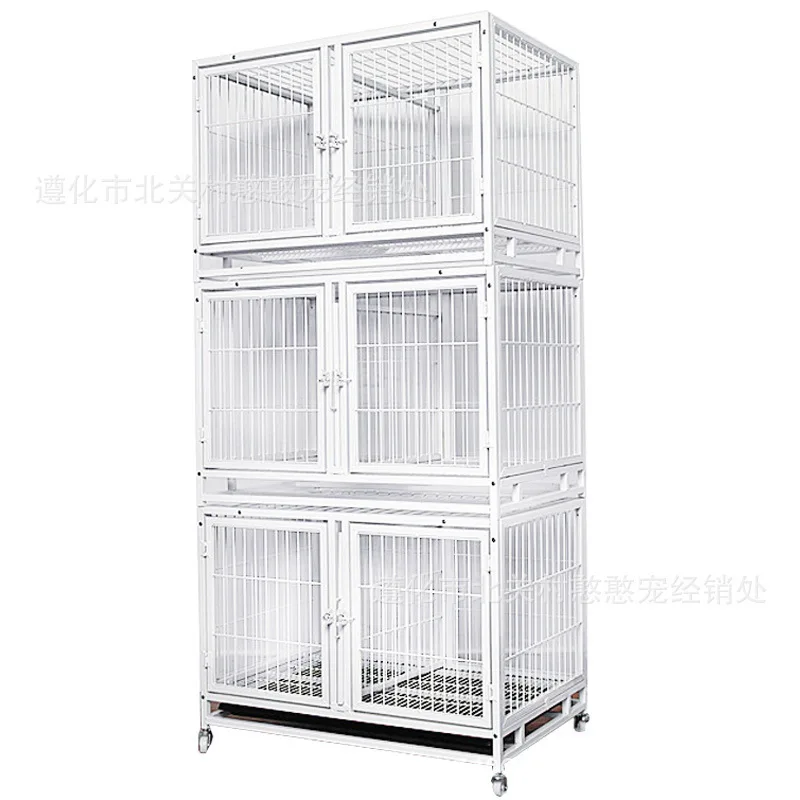 

Cat cage breeding cage three-layer partition foster mother and child