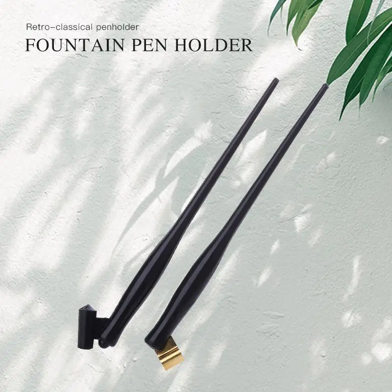 (BF06)Oblique Dip Pen Holder English Writing Art Drawing Calligraphy Pen Nib Support Adjustable Signature Pen Accessories