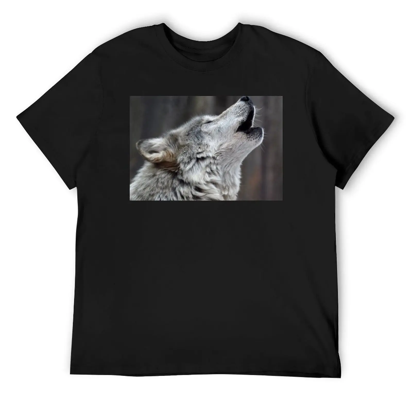 Howling Tundra Wolf T-Shirt anime tshirt custom shirt summer top anime figures fitted t shirts for men